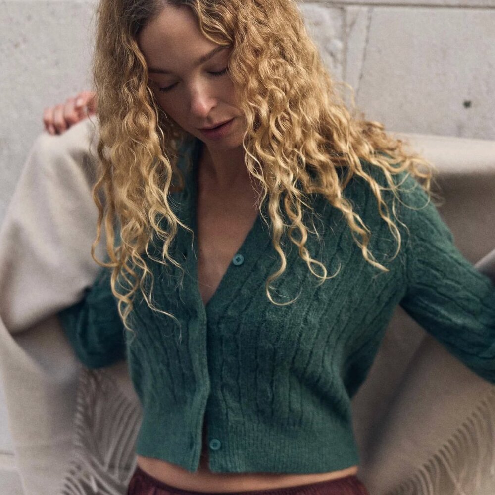 Doen PENROSE CARDIGAN - Spruce